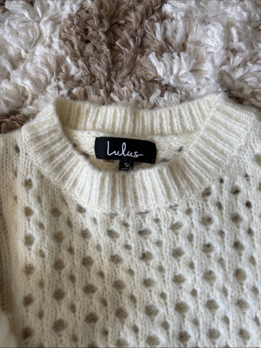 Lulus Ruffle Sleeve Sweater - Picture 6 of 7